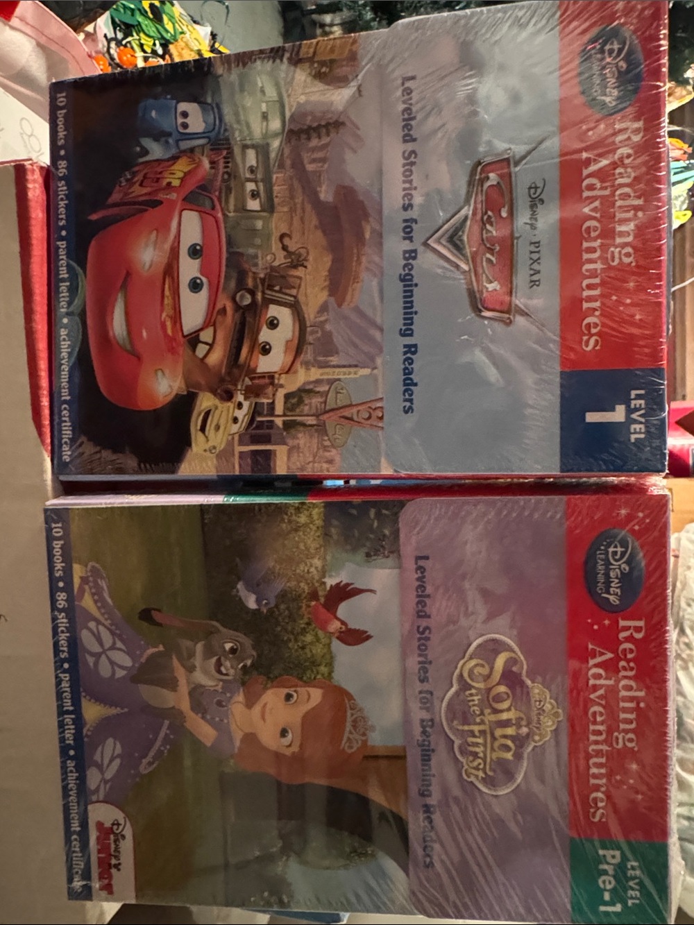 Disney Reading Adventures Boxed Sets – Sofia the First and Cars